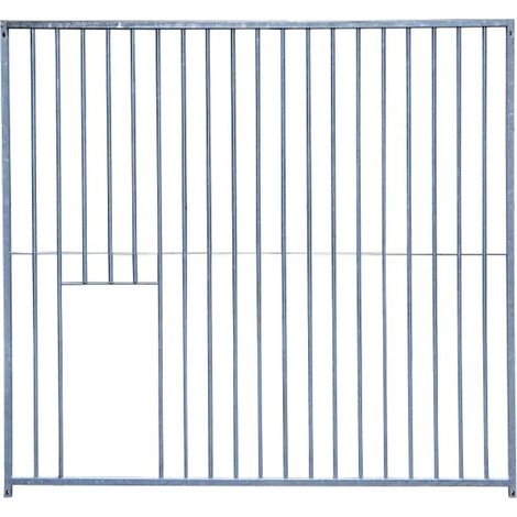 Panneau de chenil à barreaux 1,5m ouverture pour niche - Hauteur 184cm