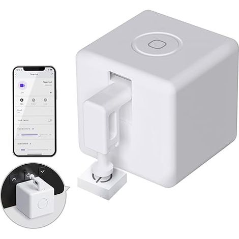 Intelligenter Lichtschalter mit Touch-Steuerung für Alexa, Google Home und Zeitschaltuhr, weiß