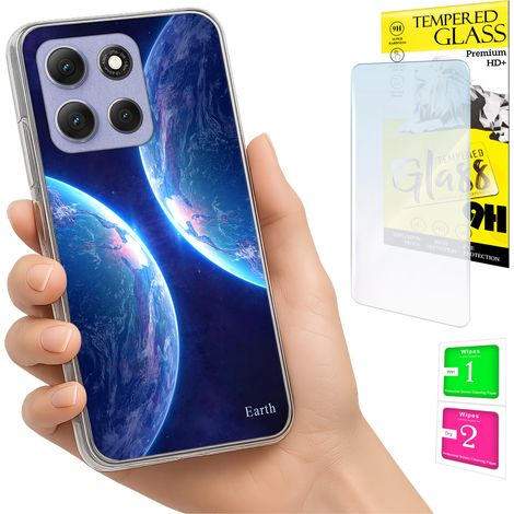 Funda para Motorola Moto G86 Power, carcasa trasera con foto y cristal 9H. (1/5)