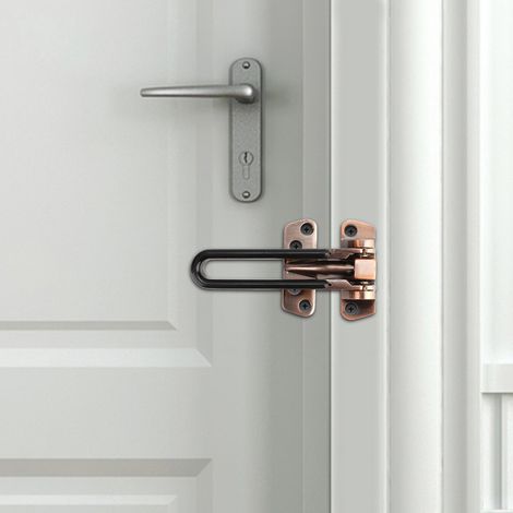 Diebstahlsicherer Türriegel aus Zinklegierung für Hotelzimmer (1/5)
