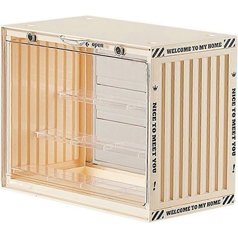 Vitrine transparente en acrylique anti-poussière pour figurines d'anime, présentoir et rangement pour boîtes surprises. (1/5)
