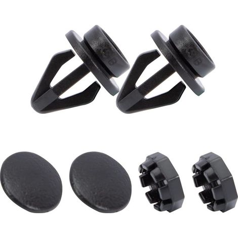 Lot de 2 Clips de Rechange pour étagère de Colis 799161KA2A, Clips de Fixation Plage Arrière Compatible avec Nissan juke 2010-2014
