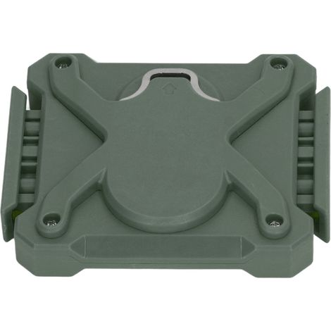 Ouvre-canette 2 en 1 en ABS, portable, à pression et rotation, pour cocktails et boissons, vert olive (1/5)
