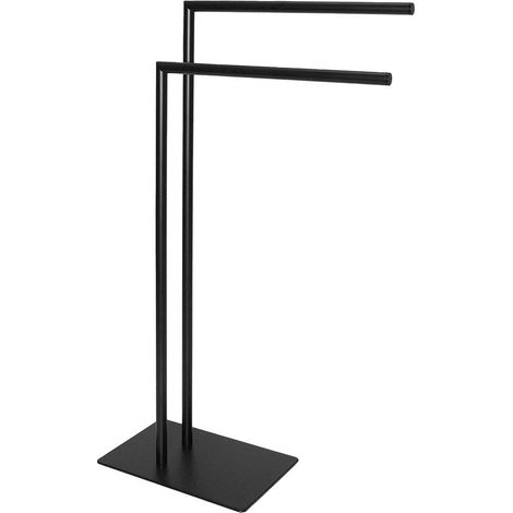 ANDREA HOUSE BA75001 Toallero Metal Negro 30x20x80 CM - ref: BA75001