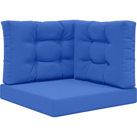 Maison Exclusive - Sofakissen für draußen 3 pcs Türkis Polyester