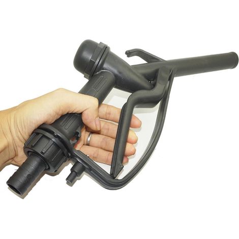 Applicable Pistolet à carburant manuel - Buse de livraison pour tuyau DN20 de 1,9 cm, outil de transfert de distribution pour produits chimiques, diesel, huile, urée (1/5)