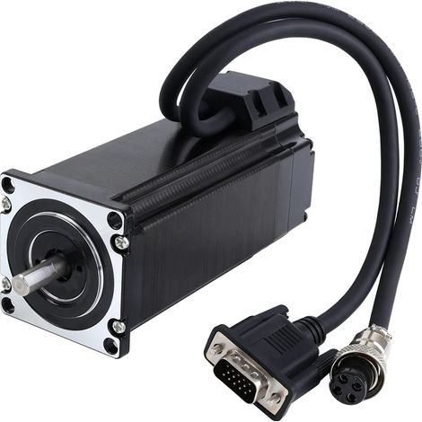 Motor paso a paso de circuito cerrado, control de alta precisión, opciones de par flexibles, 3 Nm, 8 mm (1/2)