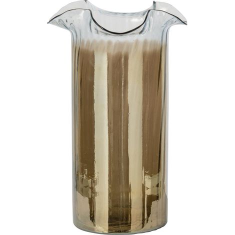 Vase Fumé en Verre "Doriane" 45cm Marron (1/4)