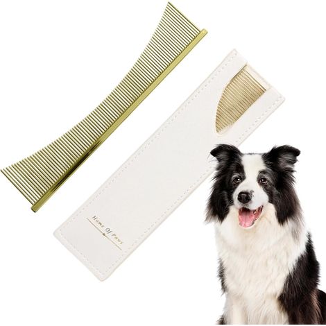 Anti Puces pour Chiens Peigne De Toilettage Canin Outil D m (1/5)