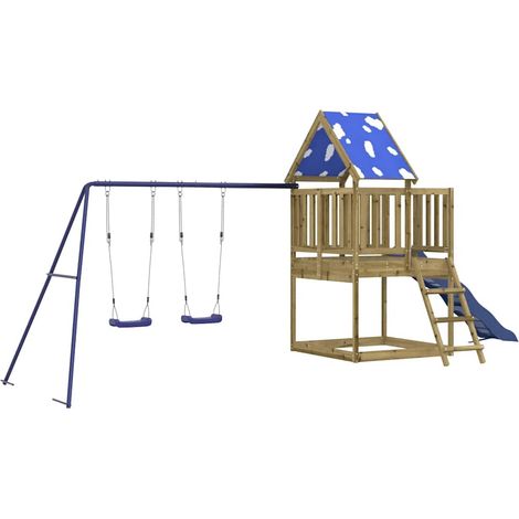 Spielturm Imprägniertes Kiefernholz vidaXL