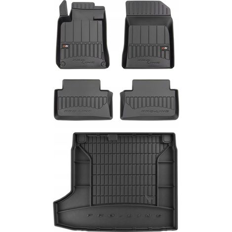 SET Alfombrillas de goma 3D para maletero Peugeot 508 1 Sedán 2010-2018 (1/5)