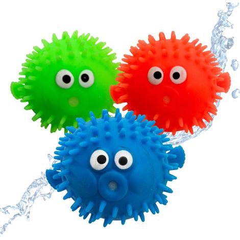 Schildkröt Water Squeezies, Set da 3, Effetto Bomba d'Acqua, per Bambini dai 3 Anni, Ideale per Piscine, Vasche da Bagno (1/3)