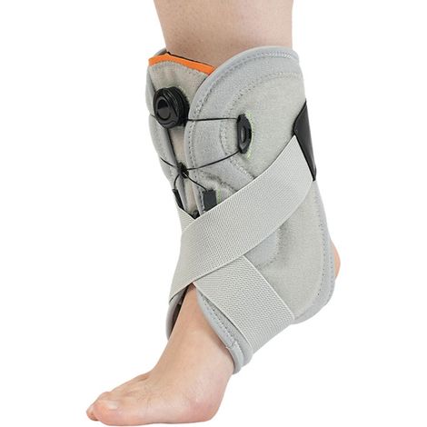 Cheville de sport avec molette de réglage rotative, support de cheville respirant (1/5)