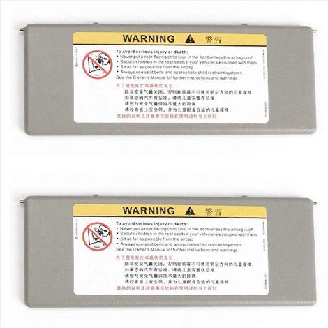 2X Pare-soleil Cache-miroir de rechange pour miroir de maquillage intérieur pour 2010-2014