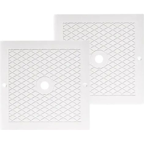 Accessoires de piscine Lot de 2 couvercles carrés de rechange pour skimmer de piscine de 25 cm (10 pouces), compatibles avec les modèles SPX1082E, SP1082 et SP1083 (pièce n° 69HD). (1/5)