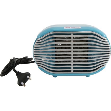 Chauffage d'appoint PTC 800W silencieux - Bureau et Maison - 110-240V Bleu - Prise UE (1/5)