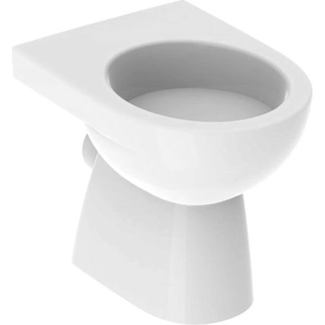 Vaso a pavimento bianco lucido - Geberit Selnova - Con copri wc soft - Accessorio: Senza copri wc (1/4)