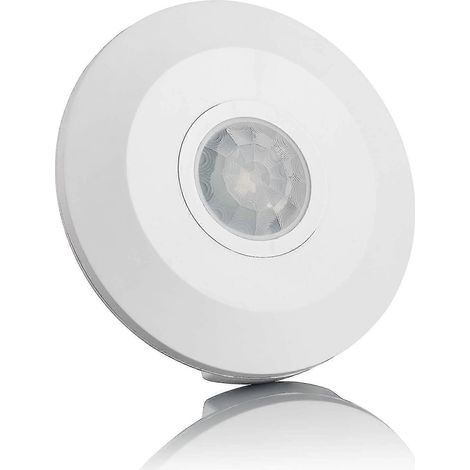 Détecteur de mouvement intérieur programmable, capteur infrarouge, portée 6 m/360°, LED (1/5)