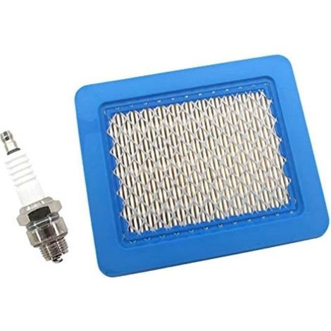 Filtre à air et bougie d'allumage pour moteur Briggs & Stratton 3 à 5 CV Quantum 625 650 675 tondeus