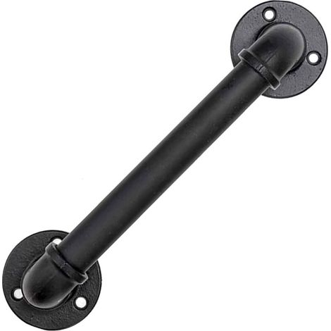 handrail,30cm black stair handrail,stair railing,Industrial Wind Iron Pipe Retro Guard Rail Staircase Railing,for stairs,walls,loft,hallway
