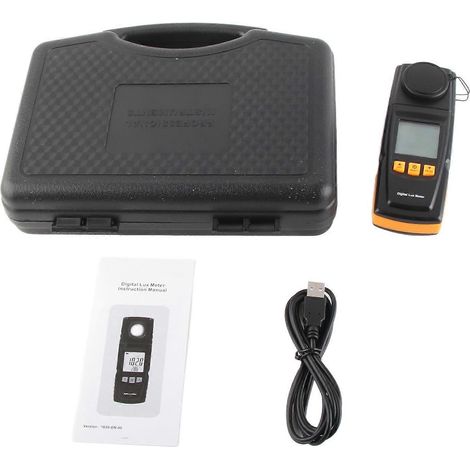 Luxmètre numérique GM1020, 0,1 lx, haute précision.