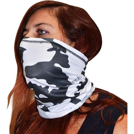 Tour de cou TRENDY pour Auto Neck Tube Camouflage blanc gris (1/3)