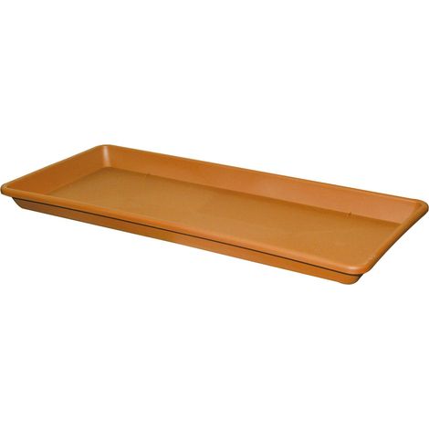 Sottovaso color terracotta per vaso cassettone Salisburgo Deroma - 56 cm per vaso 60 cm