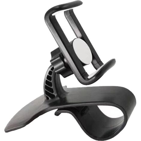 Handyhalterung fürs Auto mit 360°-Drehclip. Universelle Handyhalterung fürs Armaturenbrett. Rutschfeste Halterung für iPhones und Samsung-Smartphones. (1/4)
