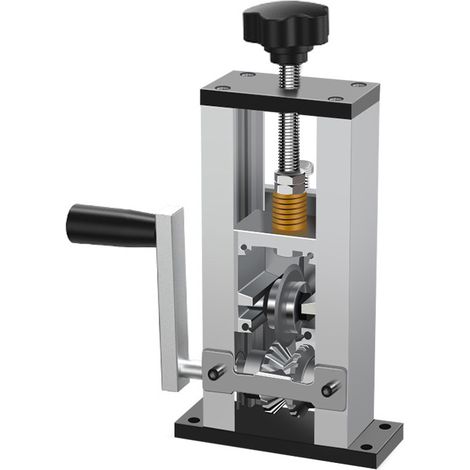Automatique Denudeur de Cable Electrique, Acier Inoxydable Machine a Denuder Le Cuivre Entraînée Par Une Manivelle Ou Une Perceuse, Outil à Dénuder Les Déchets De Câbles Pour Le Recyclage Des Fils (1/5)