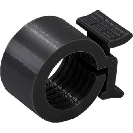 Mini pinces filetées pour haltères/barres, clips de verrouillage en plastique à visser, adaptés aux salles de sport à domicile, noirs. (1/5)