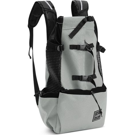 1 Sac À Dos Pour Chien Réglable Polyester Maille Respirante Poche Randonnée Camping (1/5)
