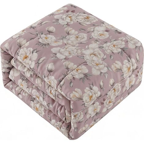 Trapunta Invernale Infinity Matrimoniale 260x260 cm in Poliestere Roses (1/3)