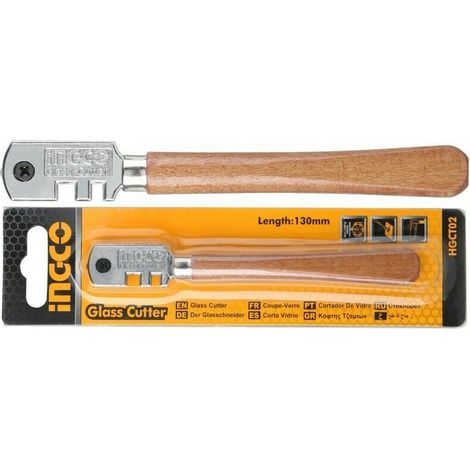 Tagliavetro con manico in legno Ingco HGCT02 (1/2)