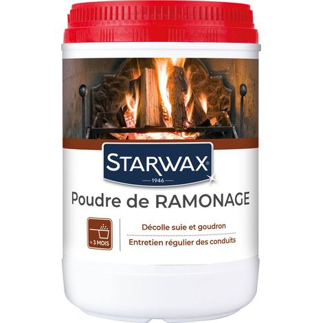 Poudre de ramonage pour poêle et cheminée 1kg STARWAX