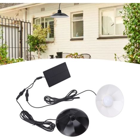 Suspension solaire, luminaire extérieur pour 1 à 2 personnes, éclairage domestique, lampadaire, éclairage à détecteur de mouvement pour garage, applique murale LED pour cour (1/5)