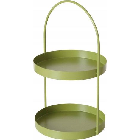 Boltze JOKO scaffale metallico giallo 2 livelli (1/3)