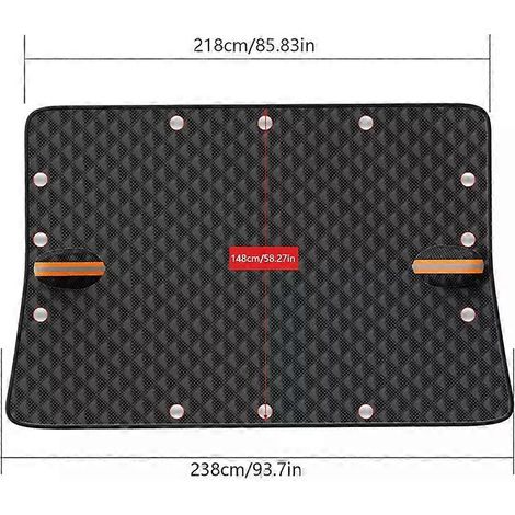 LEIBOO Auto-Windschutzscheibenabdeckungen Schneeschutz wasserdicht Winter Outdoor Markise Sonnenschutz Halbschutz Abdeckung Frontscheiben-Sonnenschutz (1/5)
