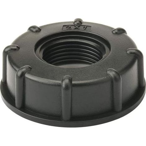 Bouchon s60x6, adaptateur ibc 1000L, accord cuve ibc 1 Pouce (1/5)