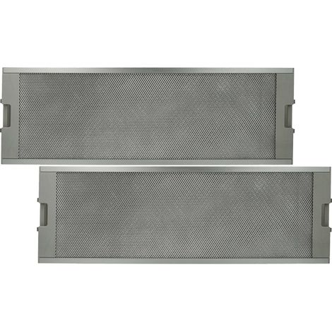 vhbw 2x Filter Metallfettfilter Ersatz für Miele 4126170, 4126171, 4126172 für Dunstabzugshaube, Metall