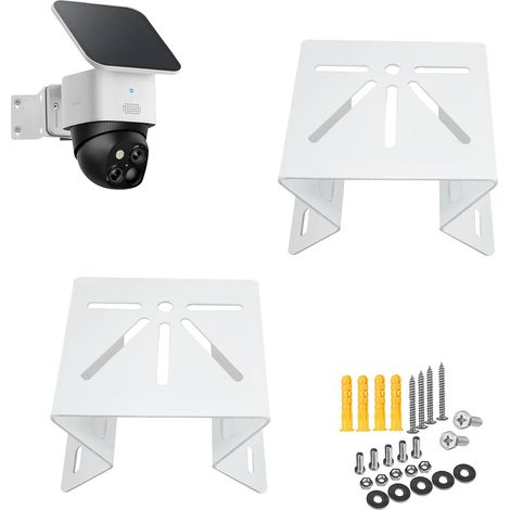 Lot de 2 Supports d'angle en métal pour caméras de vidéosurveillance S340/E30/E42, 4G LTE Cam S330 - Support d'angle en métal pour caméras de vidéosurveillance (1/5)
