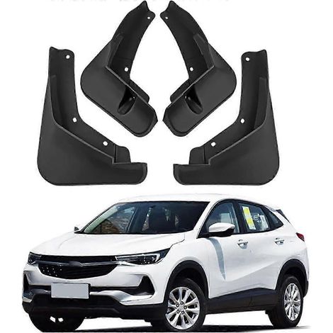 Ensemble de 4 bavettes de protection pour Buick Encore 2019-2020, kit de protection anti-boue avant et arrière sur mesure, protection contre les projections de boue et autres éclaboussures, accessoire (1/5)