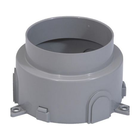 Legrand – Boîte d'encastrement béton pour boîte de sol – Pour chape béton 80mm – Ouverture ronde – Conforme norme NF EN 60670-1