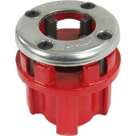 Cabezal para roscadora manual, herramienta de corte de roscas en tubos metálicos de 3/4 pulgadas, uso en fontanería y calefacción – 3/4" MAR-POL (1/5)