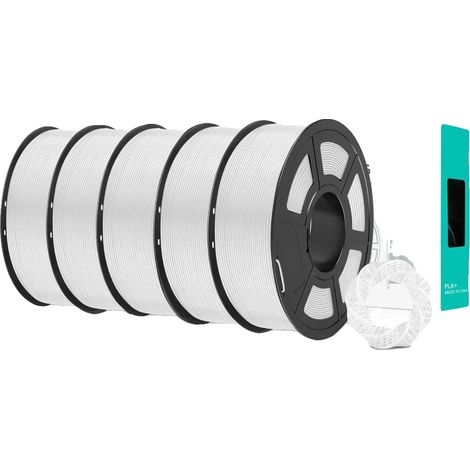 Filamento para impresión 3D, PLA ecológico, fácil de usar, PLA PLUS Blanco (1/2)