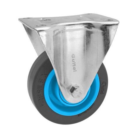 Roulette industrielle Fixe Guitel Hervieu, Acier galvanisé, Ø 100mm, 200kg ( Prix pour 1 )