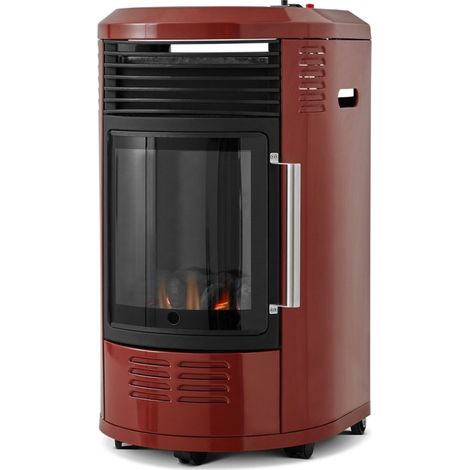 Favex – Poêle à gaz infrarouge Volga rouge brique – Technologie Infrableu – 6 puissances – Surface de chauffe jusqu'à 40 m² – Allumage piézo électronique (1/5)