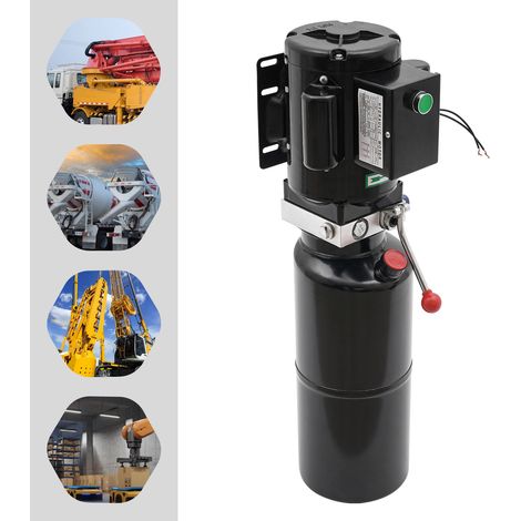 YISSALE-2,2-kW-Motor 10,6-Liter-Tank 10L-Hydraulikaggregat 220V-Hebehydraulikaggregat Elektrohydraulische Pumpen (1/5)