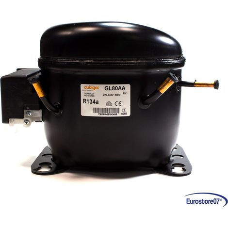 Compressore frigorifero / congelatore /  cubigel gl80aa - gas r134  - lbp 8,10cc (1/3)