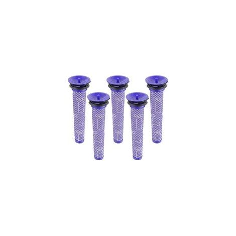 5 Packs Filtre pour Dyson V7, V8, V6, DC58, DC59, DC62, DC74 – Pré-Filtres (1/5)