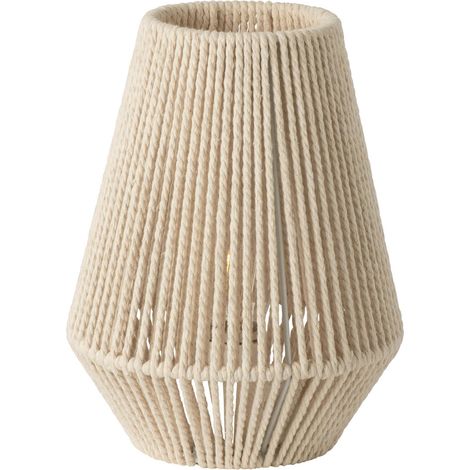 Lampe de table en corde grège - grège (1/5)